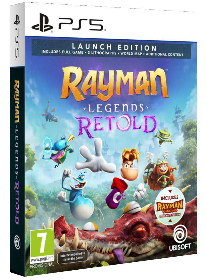 Rayman Legends Retold Launch Edition - PS5