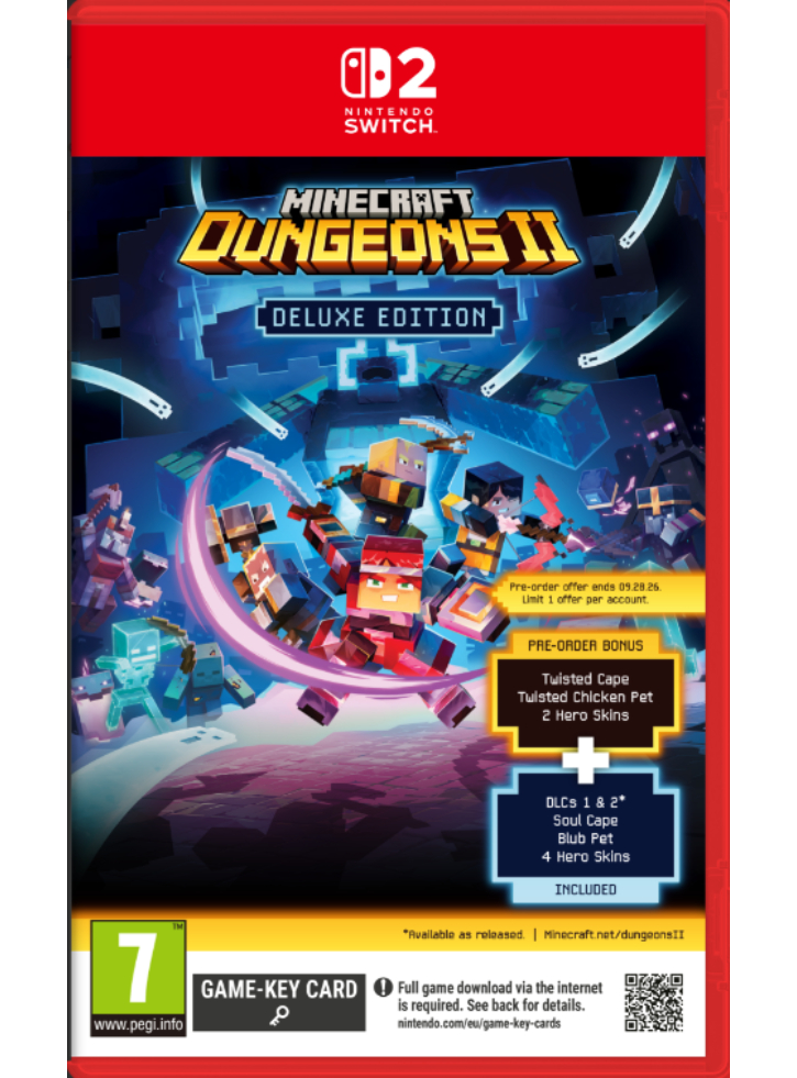 Minecraft Dungeons II Deluxe Edition (Game-Key Card) - Nintendo Switch 2