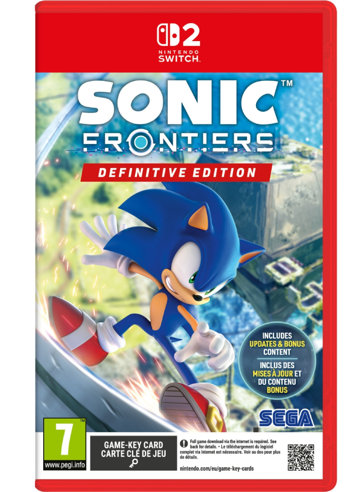 Sonic Frontiers Definitive Edition ( Game-Key Card) - Nintendo Switch 2