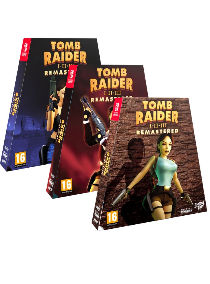 Tomb Raider I-III Remastered Convention Exclusive - Nintendo Switch