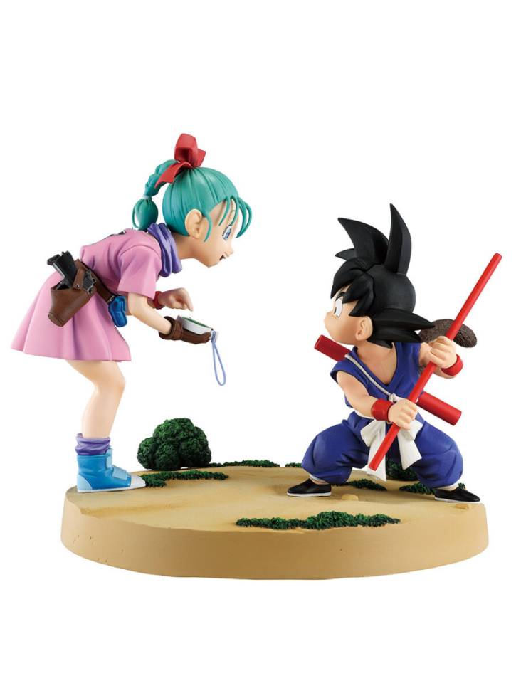 Banpresto Ichibansho Fantastic Adventure 3 Dragon Ball Son Goku & Bulma Statue 17cm (84307)