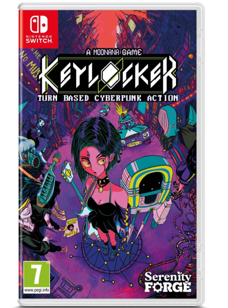 Keylocker Turn Based Cyberpunk Action - Nintendo Switch