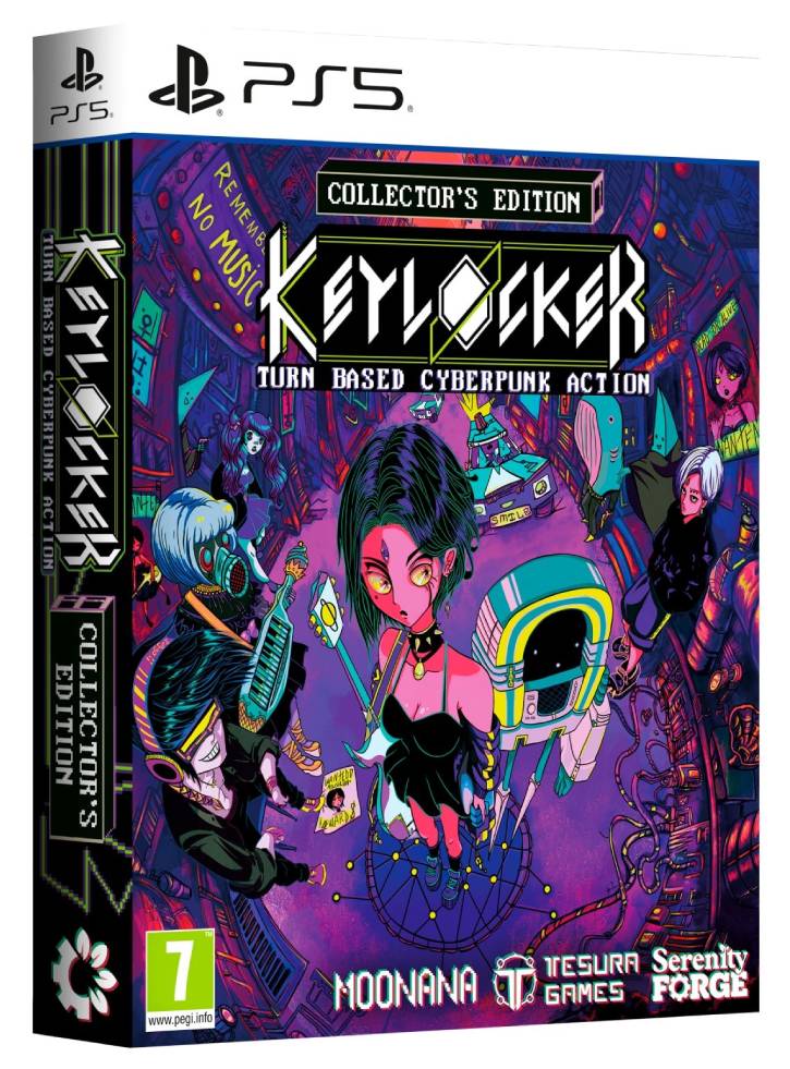 Keylocker Turn Based Cyberpunk Action Collector's Edition - Playstation 5