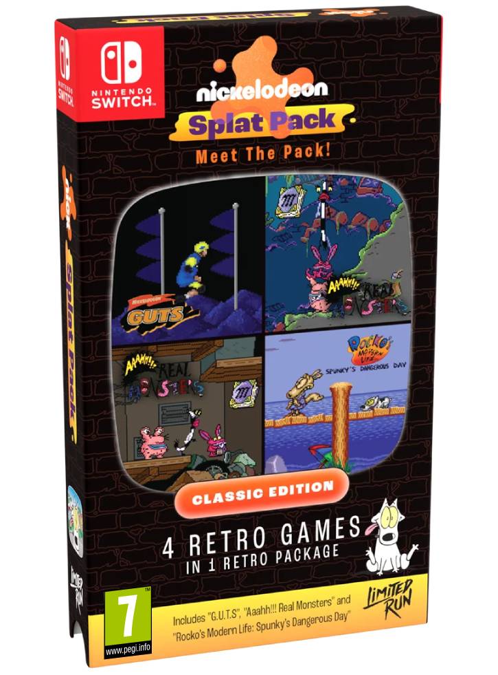 Nickelodeon Splat Pack Classic Edition - Nintendo Switch