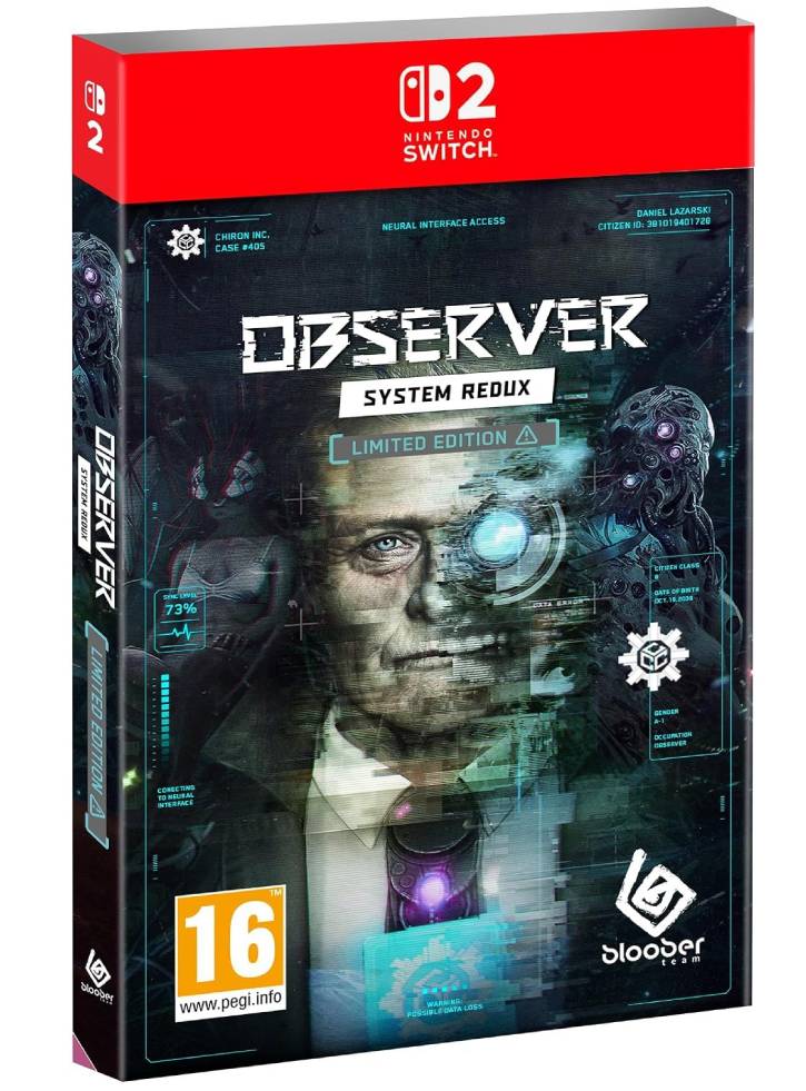 Observer System Redux Limited Edition - Nintendo Switch 2