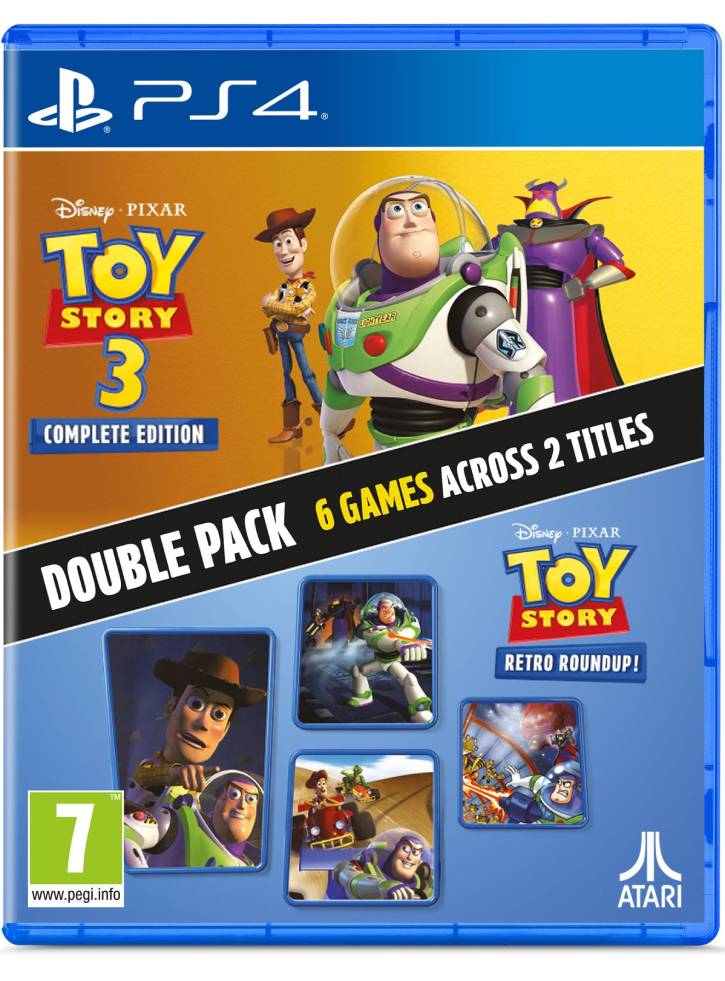 Toy Story Retro Roundup! + Toy Story 3 Complete Edition Double Pack - Playstation 4