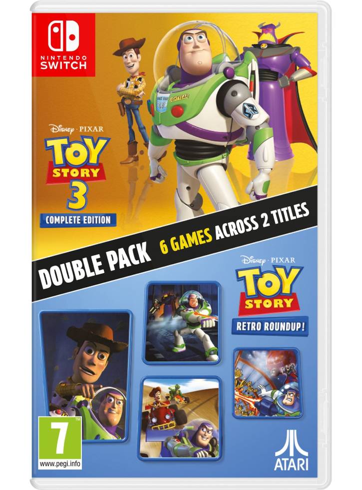 Toy Story Retro Roundup! + Toy Story 3 Complete Edition Double Pack - Nintendo Switch