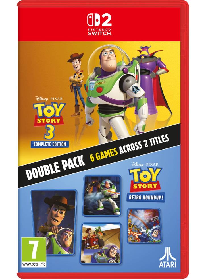 Toy Story Retro Roundup! + Toy Story 3 Complete Edition Double Pack - Nintendo Switch 2
