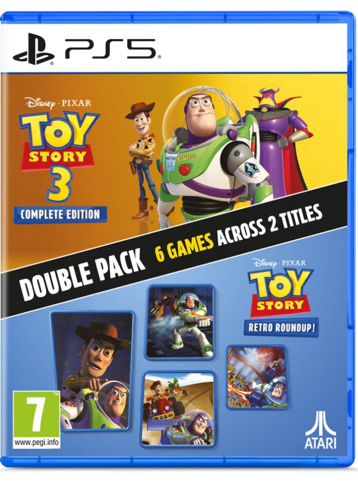 Toy Story Retro Roundup! + Toy Story 3 Complete Edition Double Pack - Playstation 5