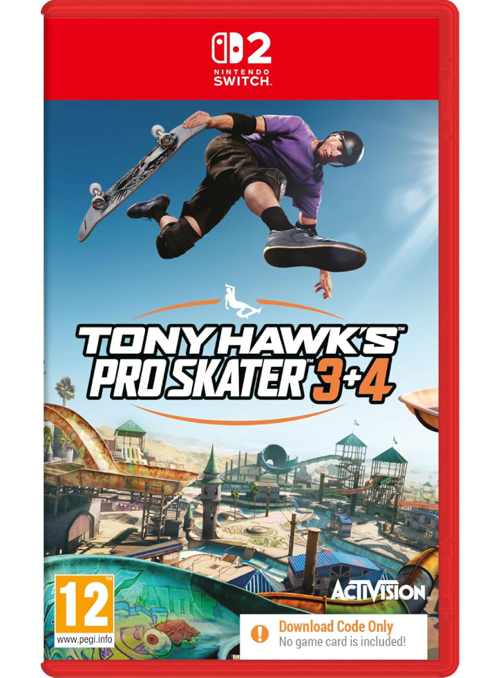 Tony Hawk's Pro Skater 3 + 4 (Code in Box) - Nintendo Switch 2