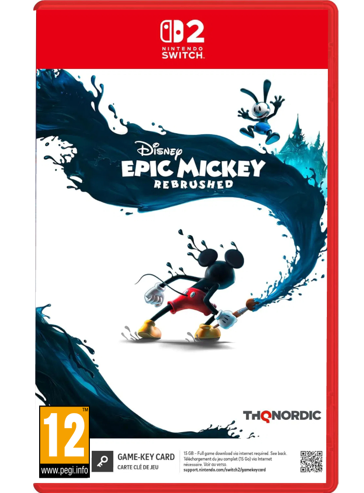 Disney Epic Mickey Rebrushed (Game-Key Card) - Nintendo Switch 2