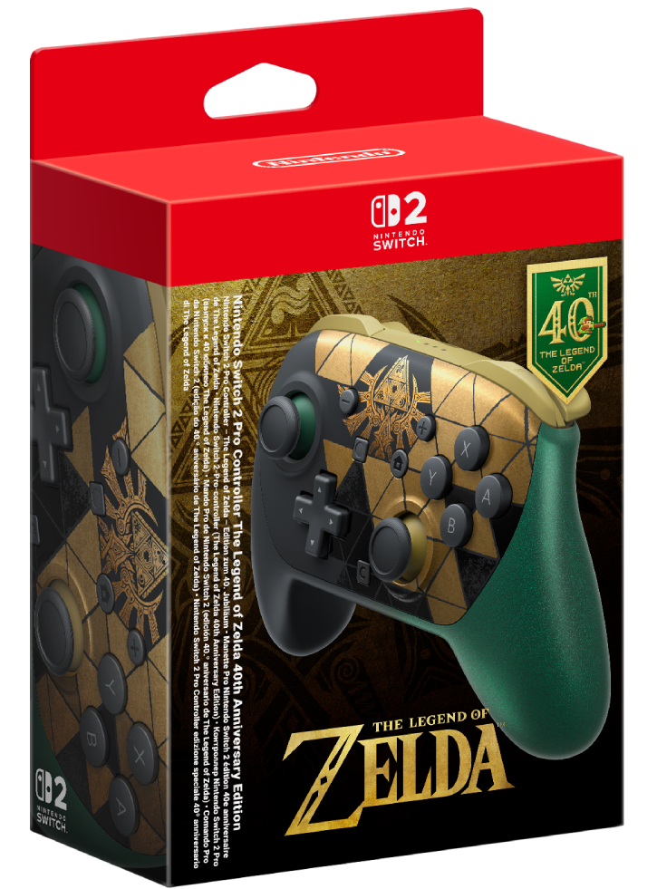 Pro-Controller Legend of Zelda 40th Anniversary Edition - Nintendo Switch 2