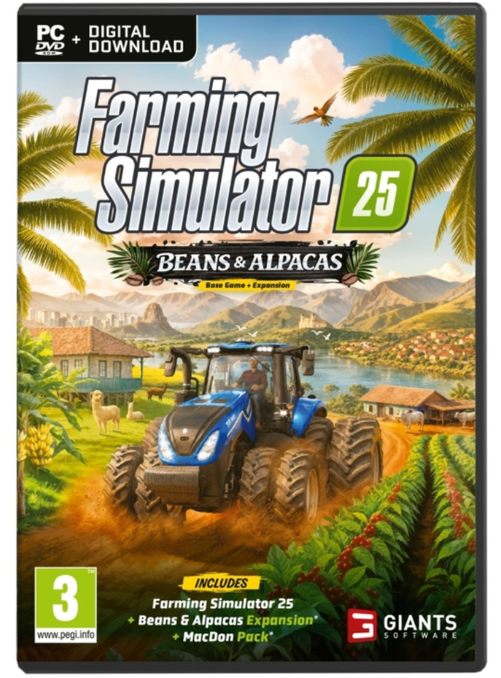 Farming Simulator 25 Beans & Alpacas Edition (Code in a Box) - PC