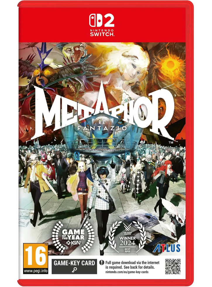 Metaphor ReFantazio (Game-Key Card) - Nintendo Switch 2