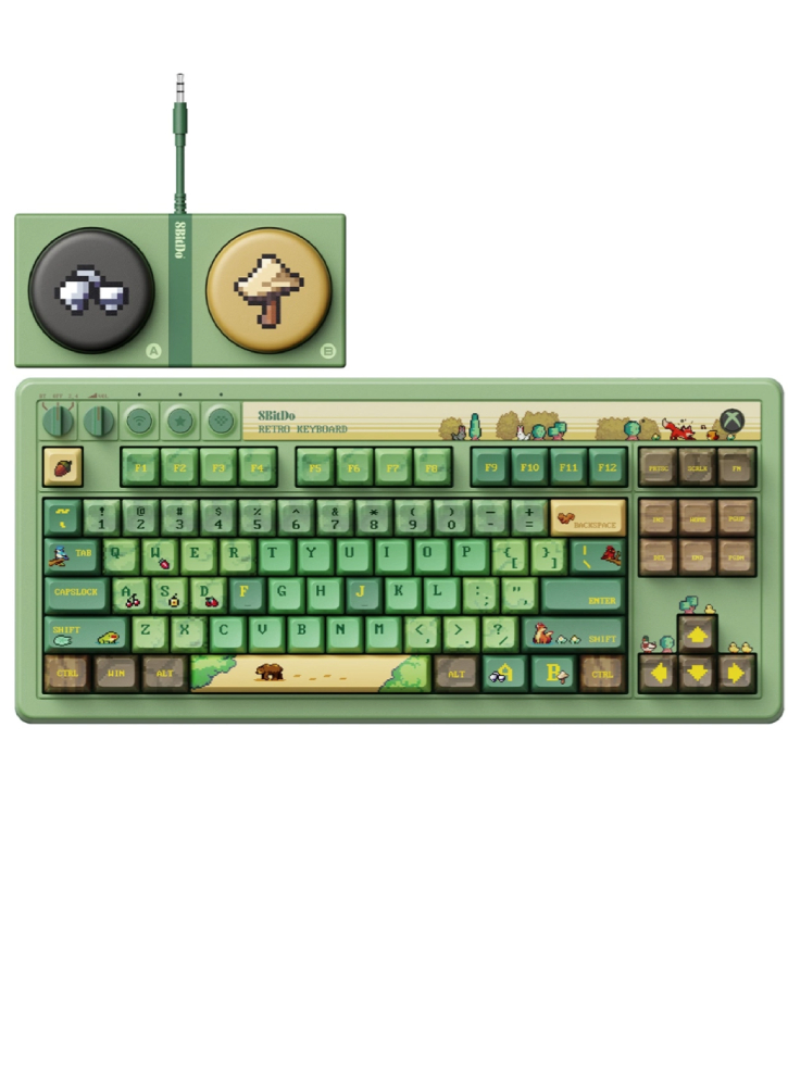 8Bitdo Mechanical Keyboard Xbox Forest Edition Green - PC