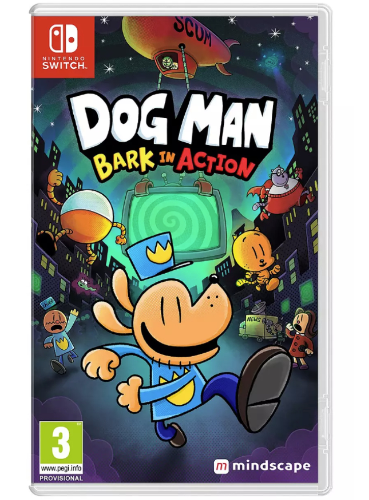 Dog Man Bark in Action - Nintendo Switch
