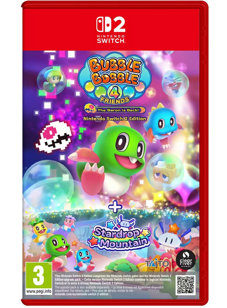 Bubble Bobble 4 Friends The Baron is Back! + Stardrop Mountain - NSW2